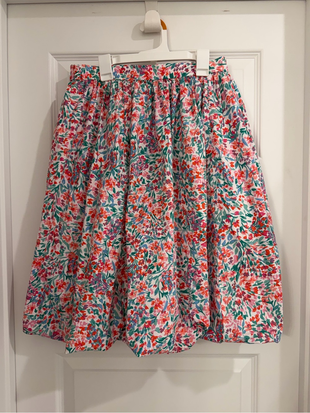 J. Crew Floral Bubble Skirt